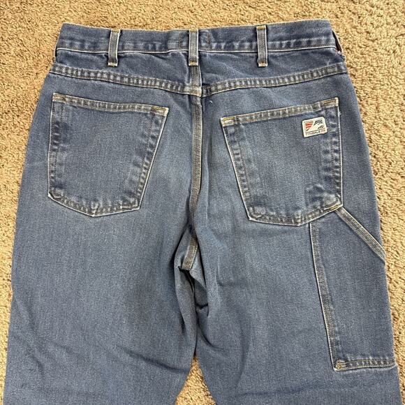 2pk Tyndale Men's Flame Resistant Arc Rated Jeans 32/31 Blue Medium Wash - Picture 6 of 13